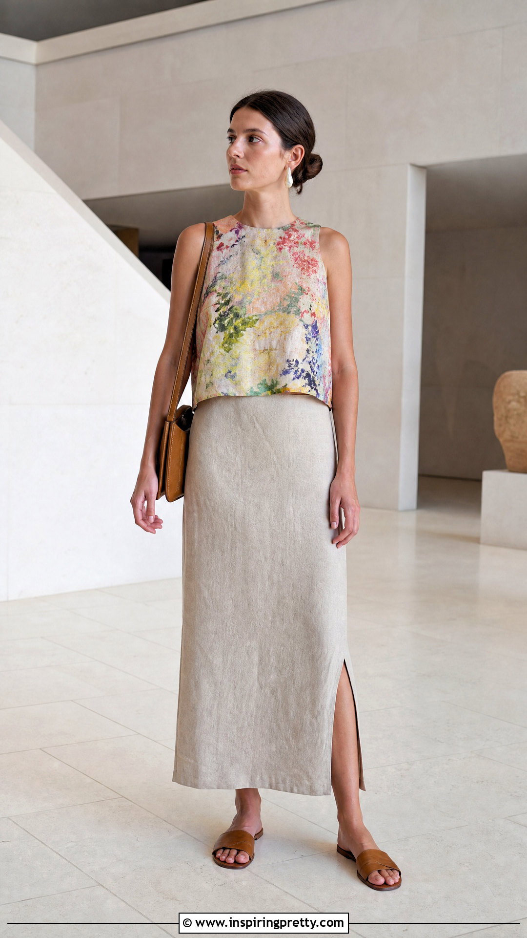 Cynthia Rowley Linen Top With A Column Skirt - 20 cynthia rowley linen top outfit ideas
