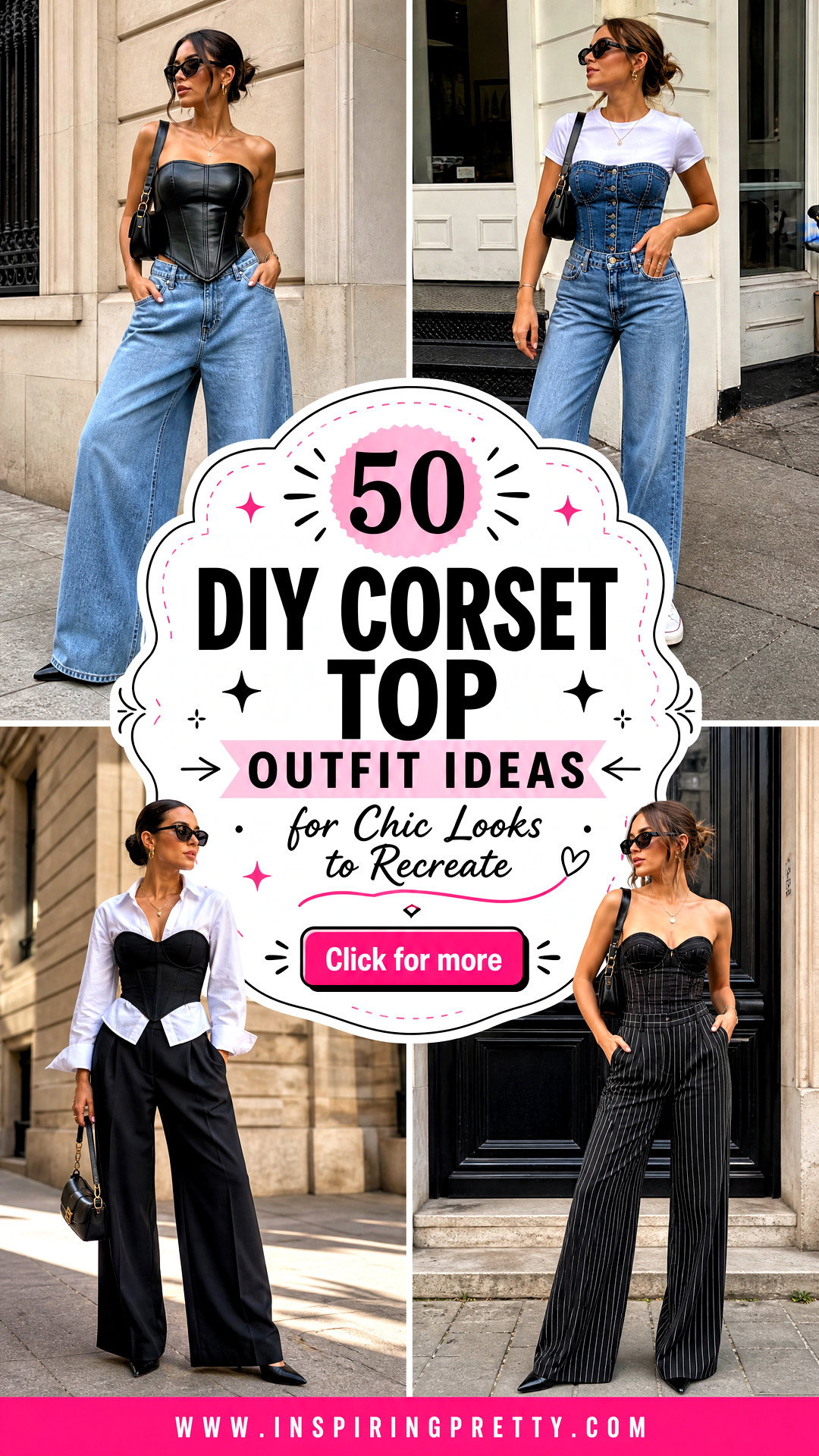 50 DIY Corset Top Outfit Ideas for Chic Looks to Recreate - 50 DIY Corset Top Outfit Ideas for Chic Looks to Recreate