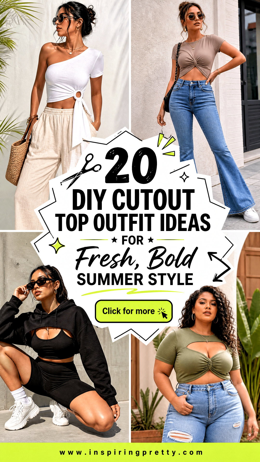 20 DIY Cutout Top Outfit Ideas for Fresh Bold Summer Style - 20 DIY Cutout Top Outfit Ideas for Fresh, Bold Summer Style