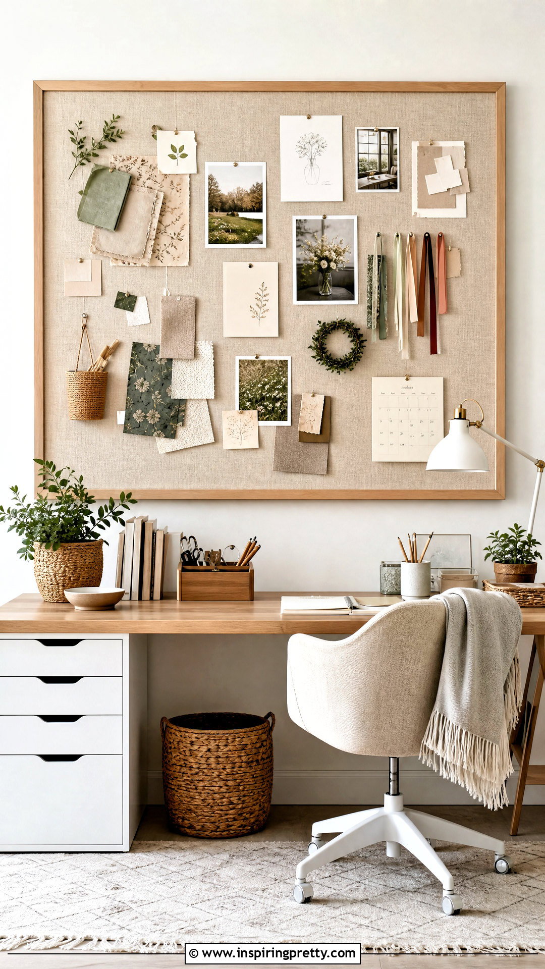 DIY Fabric Bulletin Board - 50 top diy ideas