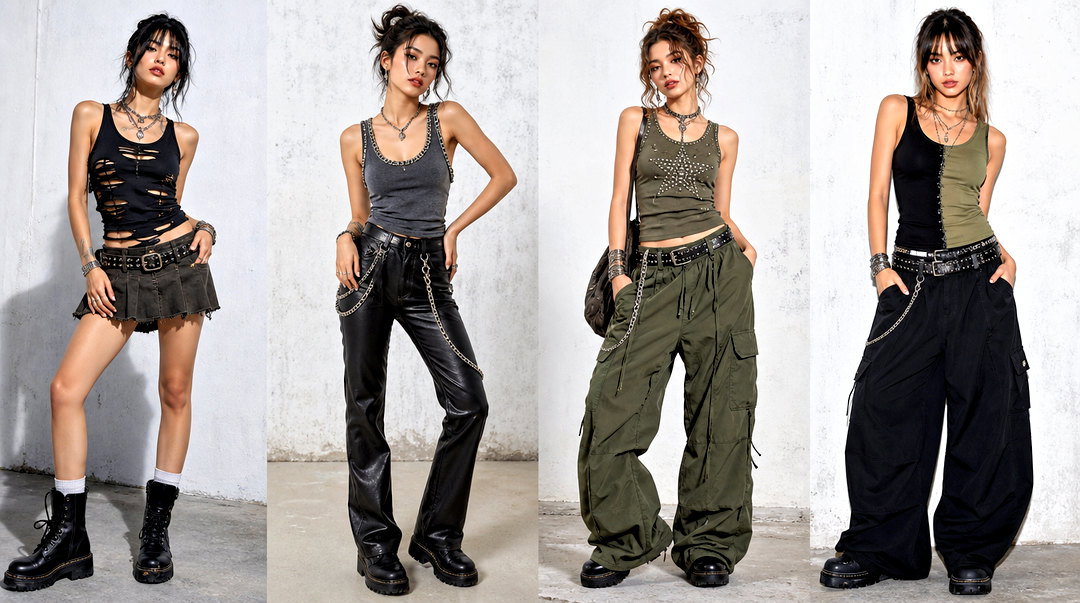 20 DIY Grunge Tank Top Outfit Ideas for Edgy Alternative Style