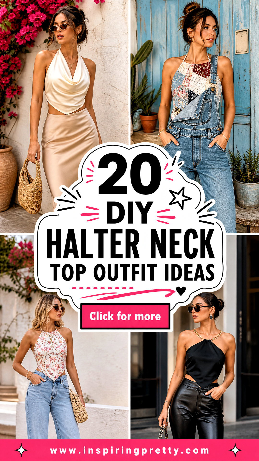 20 DIY Halter Neck Top Outfit Ideas for Chic Summer Looks - 20 DIY Halter Neck Top Outfit Ideas for Chic Summer Looks