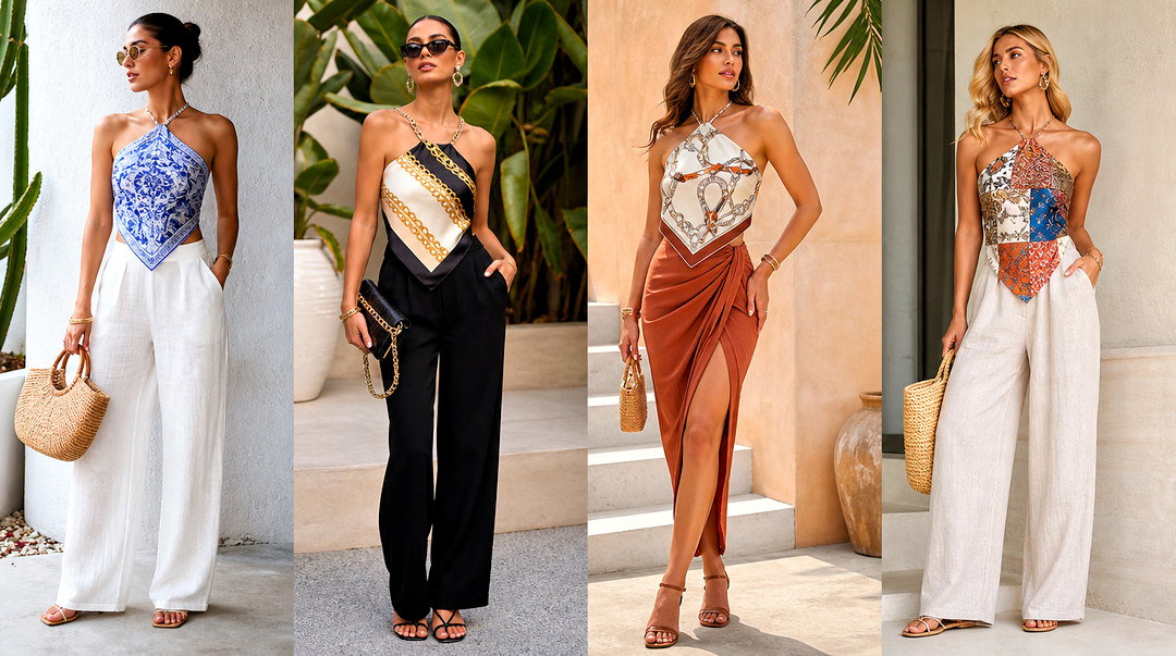 25 DIY Halter Top From Scarf Ideas for Effortless Summer Style