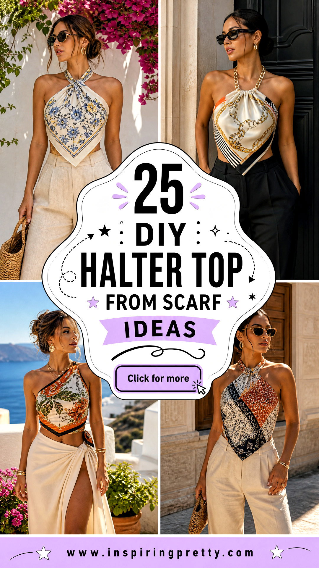 25 DIY Halter Top From Scarf Ideas for Effortless Summer Style - 25 DIY Halter Top From Scarf Ideas for Effortless Summer Style