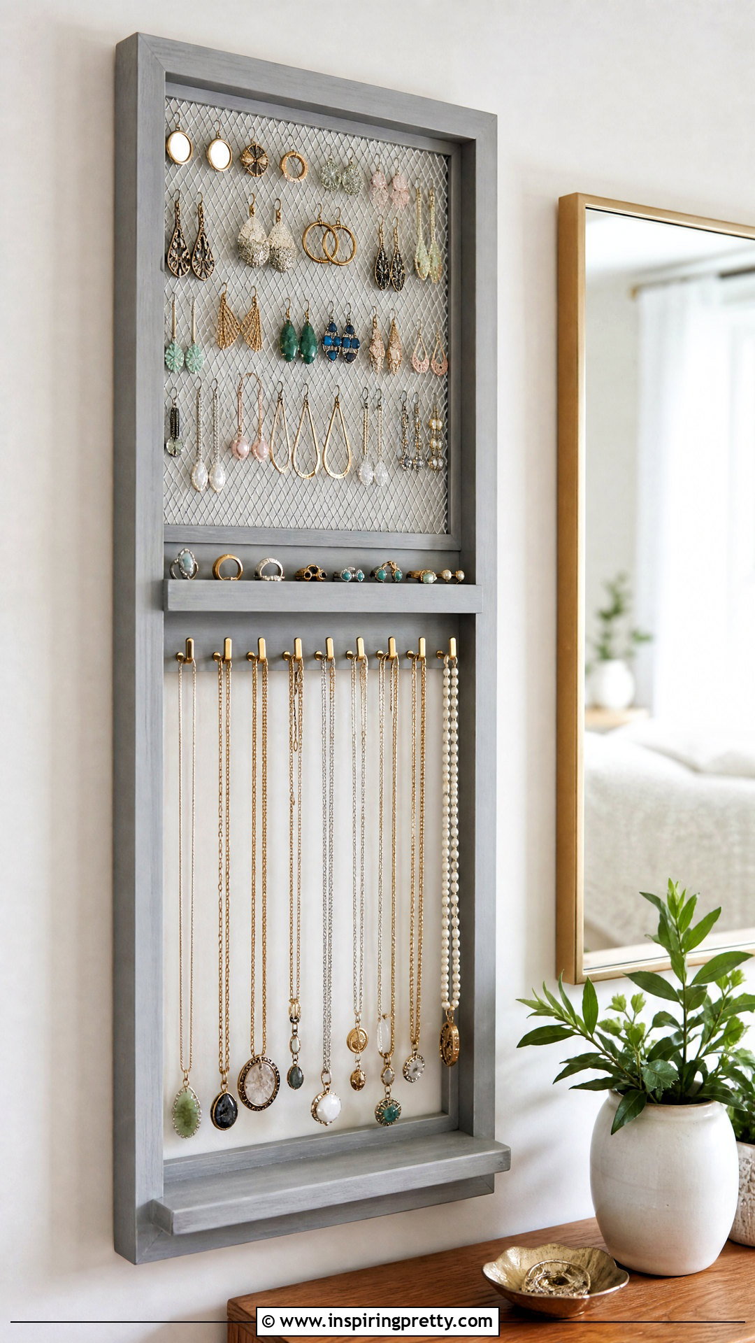 DIY Jewelry Organizer - 50 top diy ideas