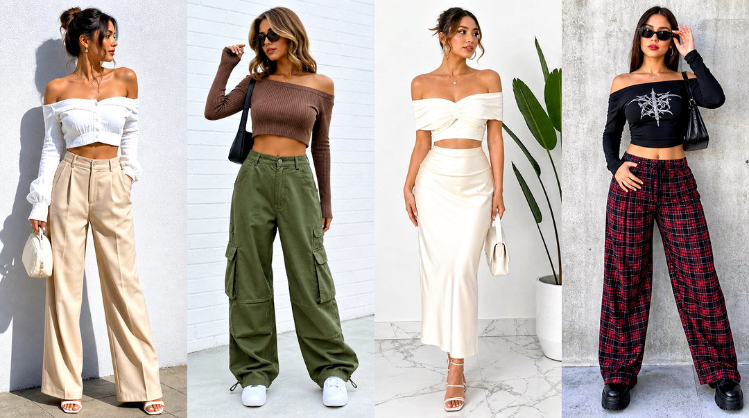 25 DIY Off Shoulder Crop Top Outfit Ideas for Summer Parties