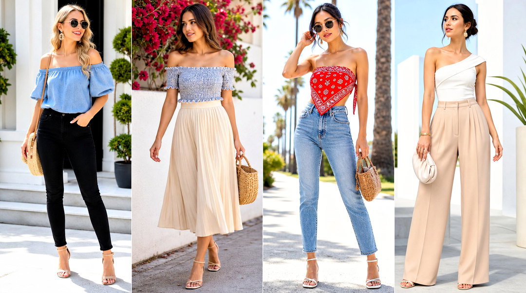 20 DIY Off Shoulder Top Outfit Ideas for Chic Summer Style