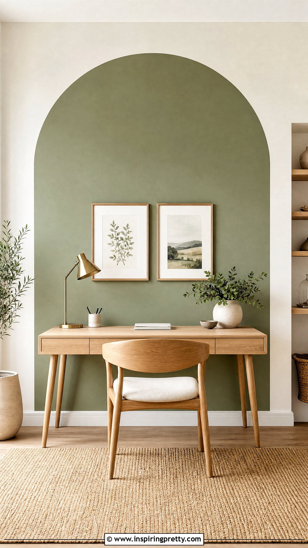DIY Painted Arch Wall - 50 top diy ideas
