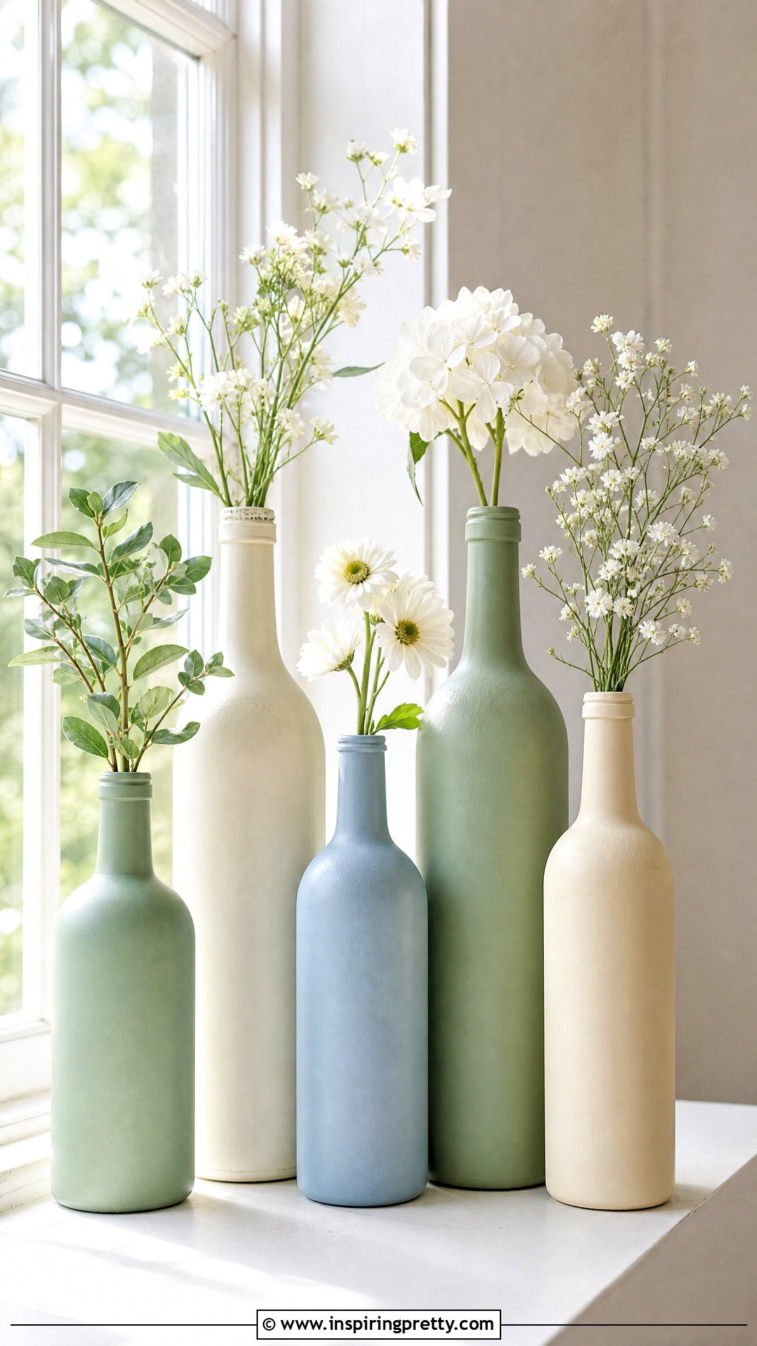 DIY Painted Glass Bottles - 50 top diy ideas