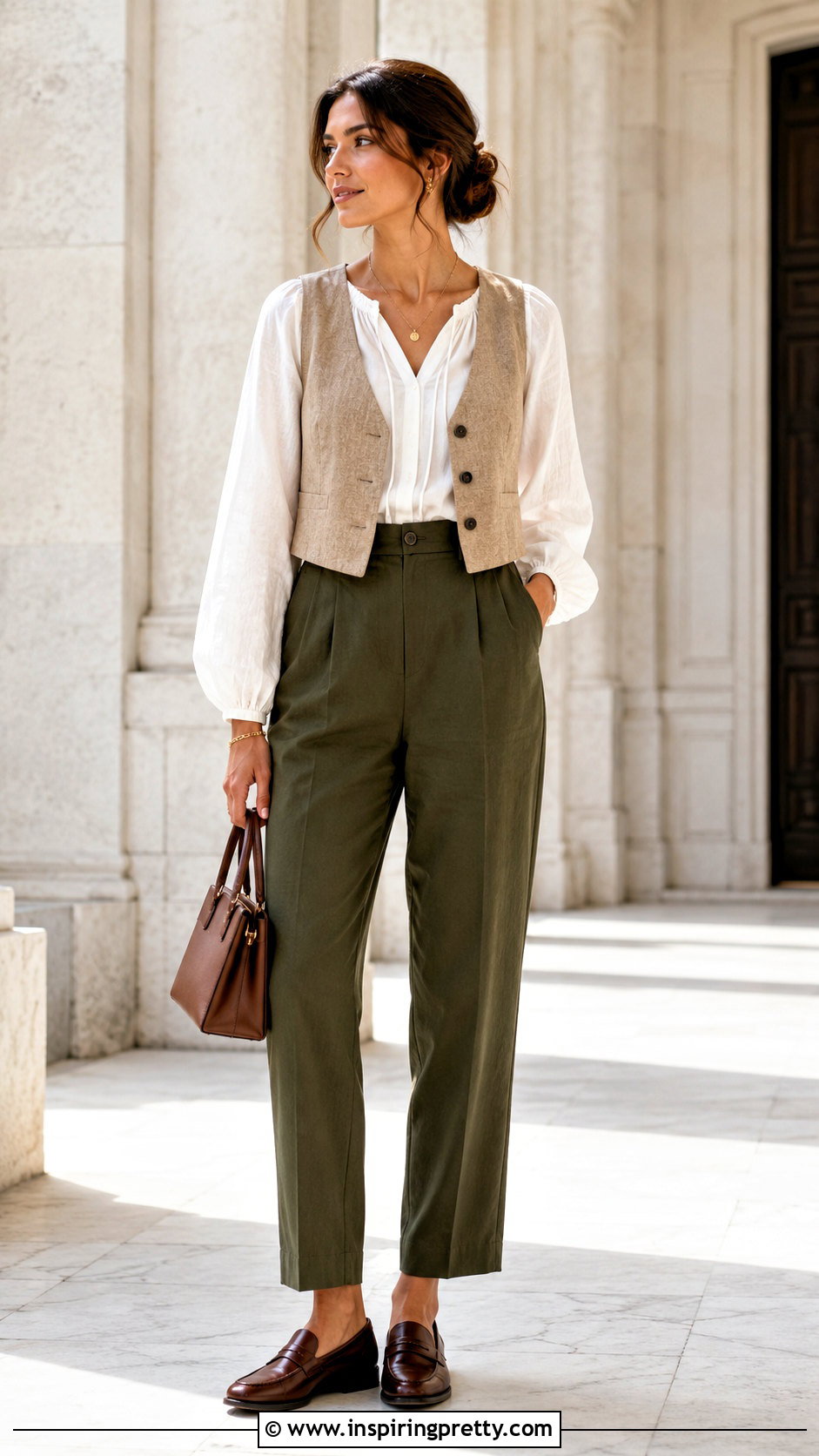 DIY Peasant Top With Vest And Trousers - 20 easy diy peasant top outfit ideas