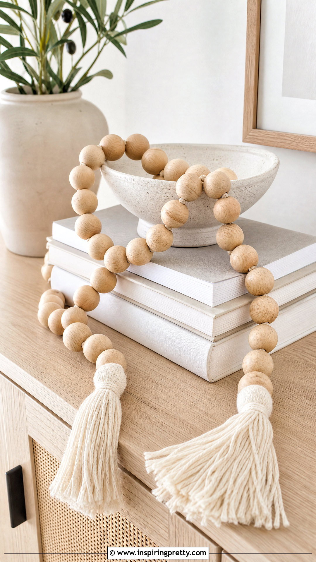 DIY Wood Bead Garland - 50 top diy ideas