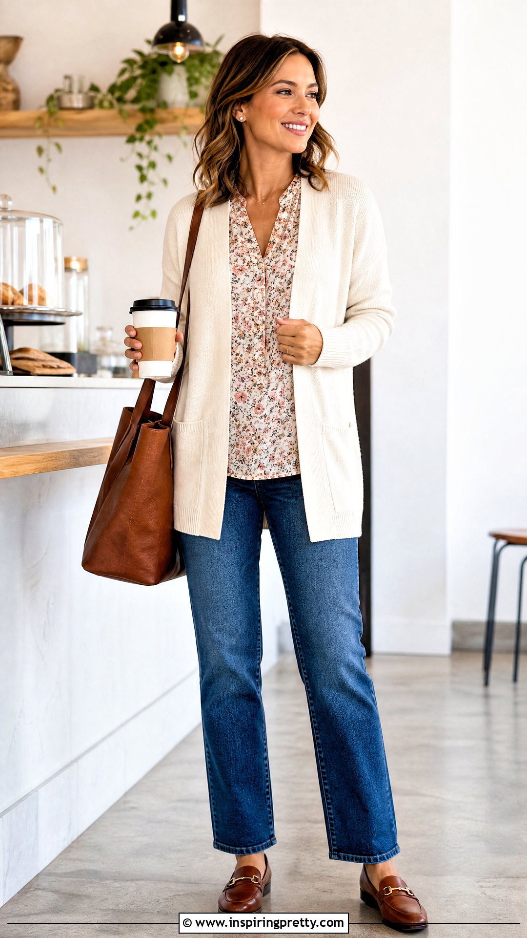Daniel Rainn Blouse With Cardigan And Jeans - 20 daniel rainn tops outfit ideas