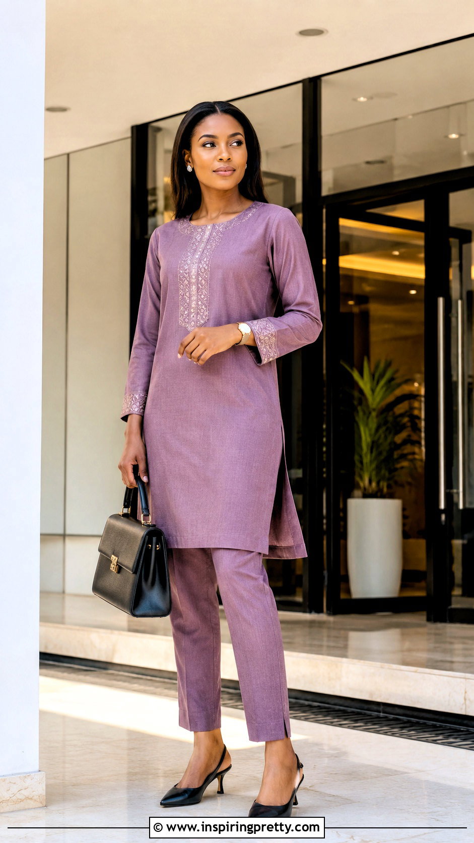 Danshiki Long Top And Cigarette Trouser - 25 Danshiki Trouser And Top For Ladies
