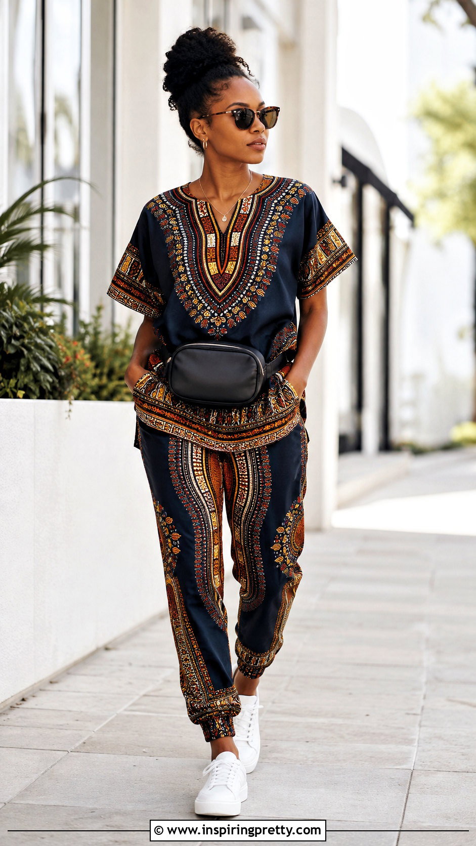 Danshiki Short Sleeve Top And Jogger Trouser - 25 Danshiki Trouser And Top For Ladies
