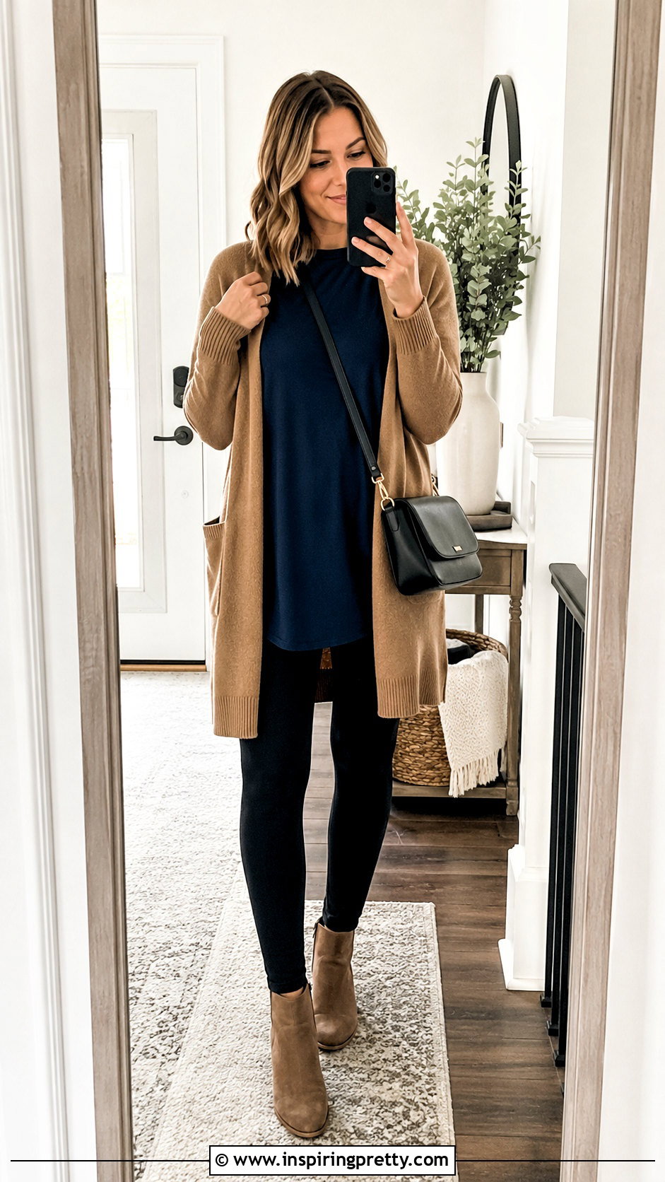 Dark Blue Top With Leggings - 50 dark blue top outfit ideas