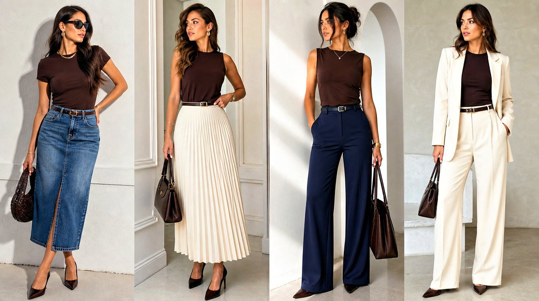 50 Dark Brown Top Outfit Ideas for Rich Everyday Style Now
