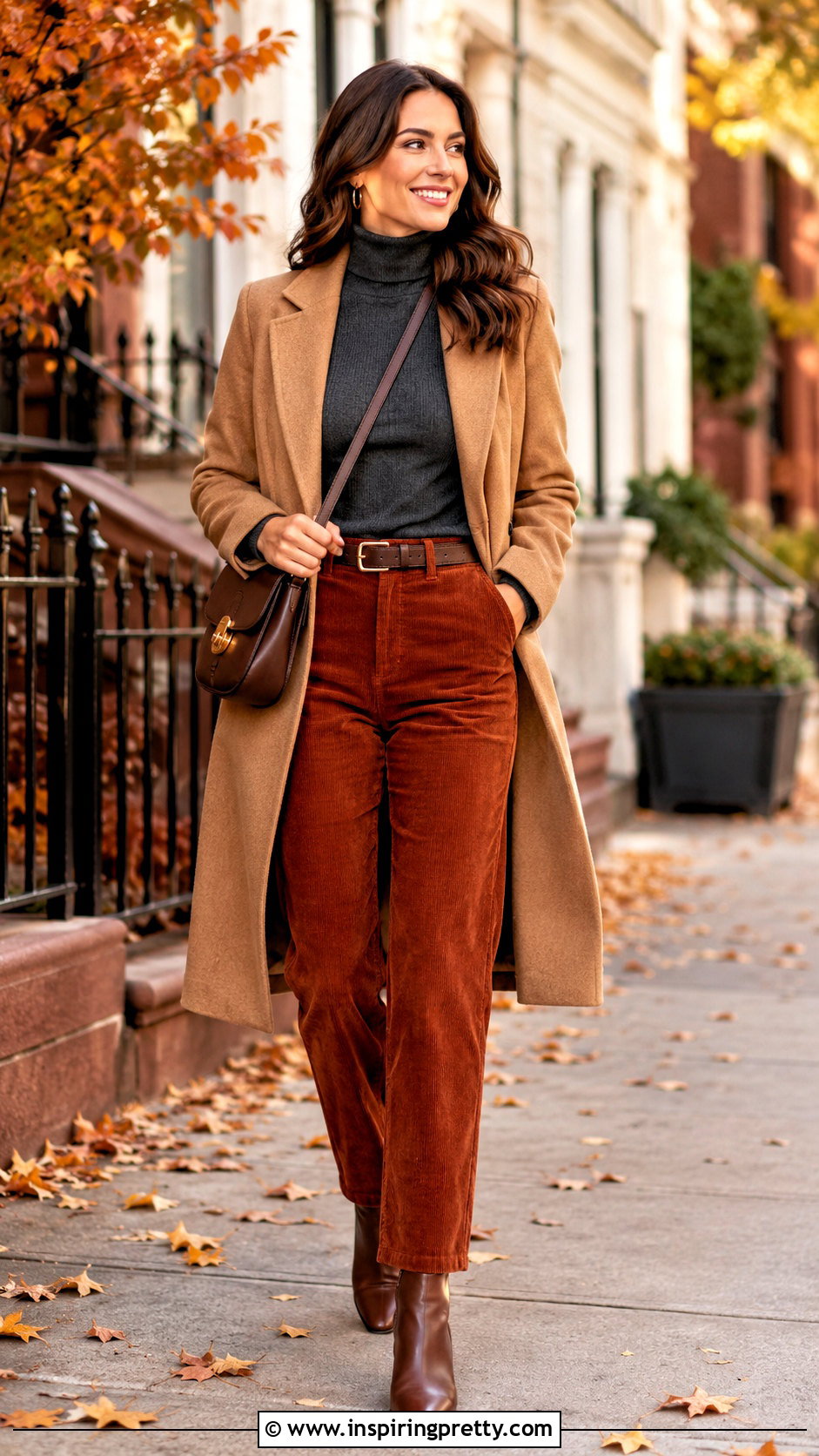 Dark Grey Top With Corduroy Pants - 50 dark grey top outfit ideas