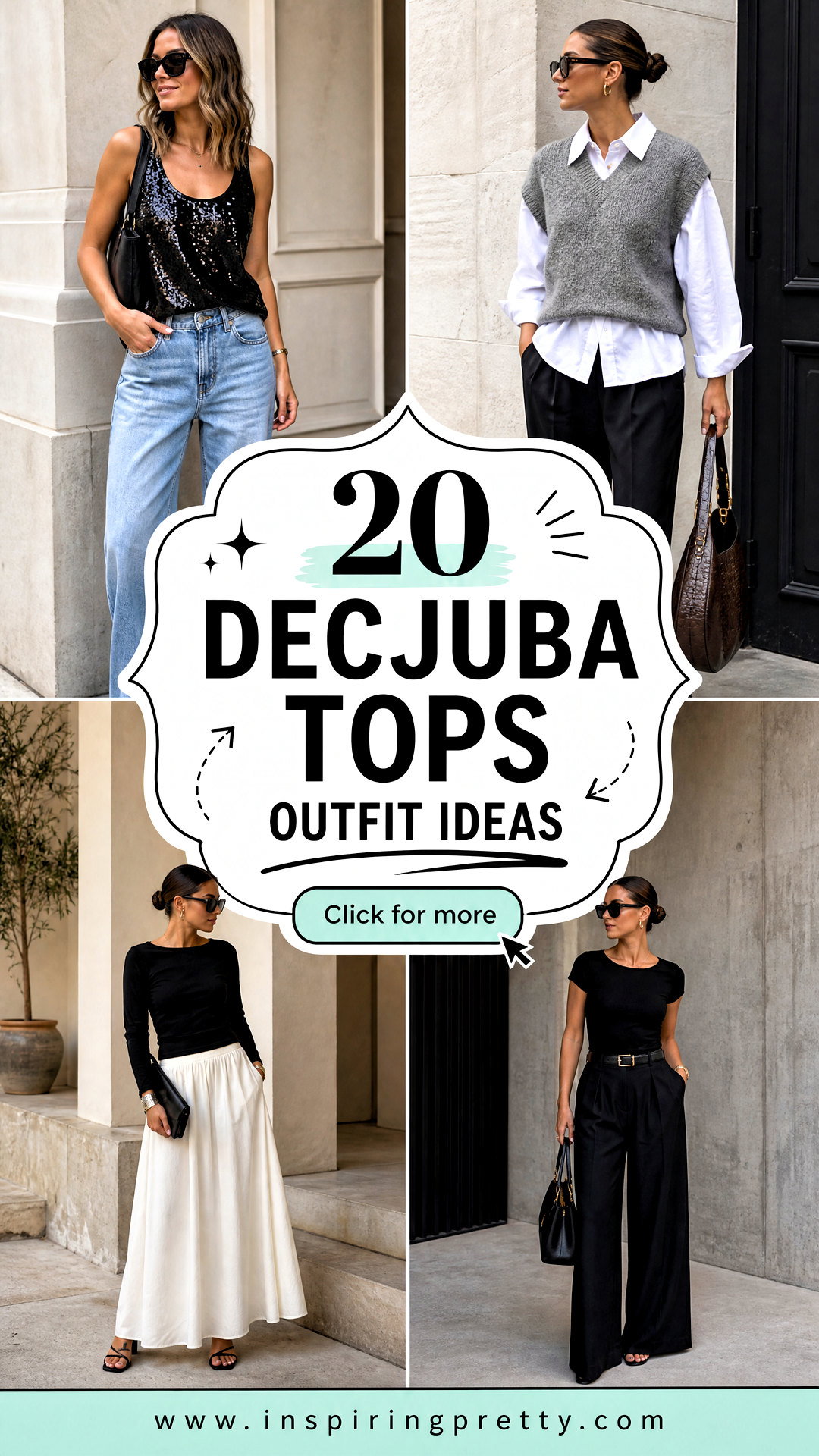 20 Decjuba Tops Outfit Ideas for Modern Minimalist Style - 20 Decjuba Tops Outfit Ideas for Modern Minimalist Style