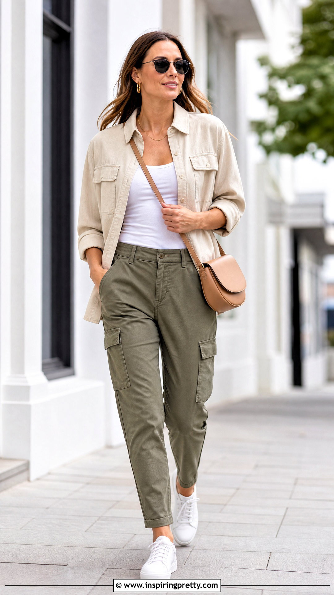 Decjuba Utility Shirt With Cargo Pants - 20 Decjuba Tops outfit ideas