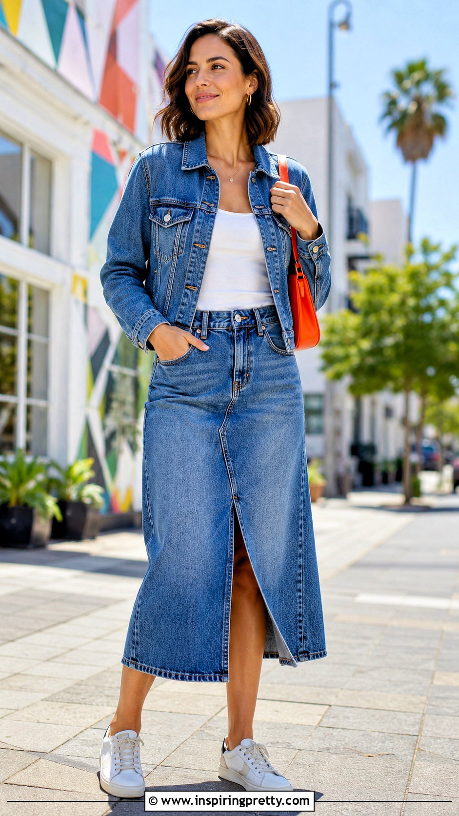 Denim Jacket And Midi Skirt Sewing Set - 50 top nähen ideas