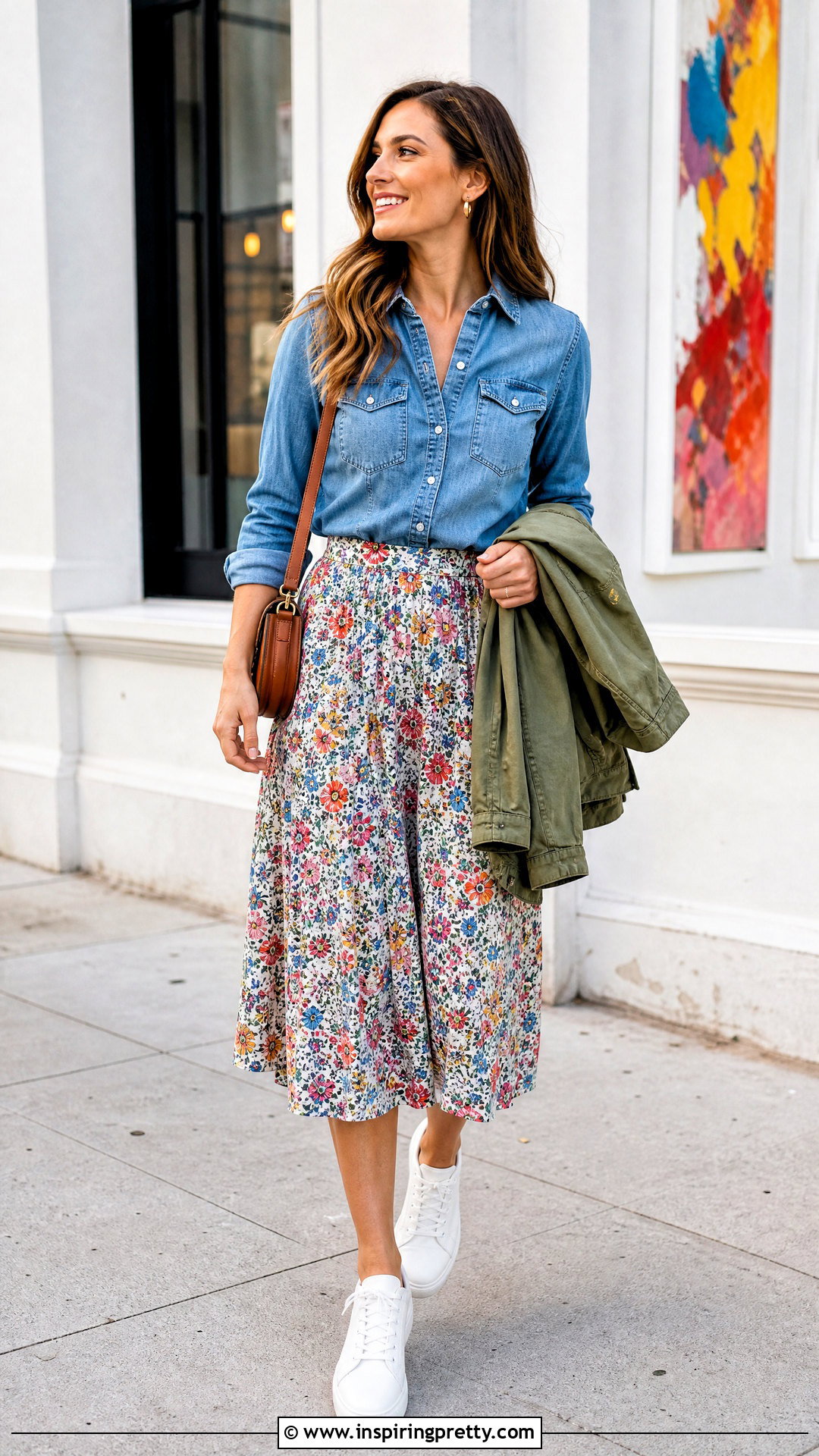 Denim Shirt Casual Outfit - 50 casual tops for women