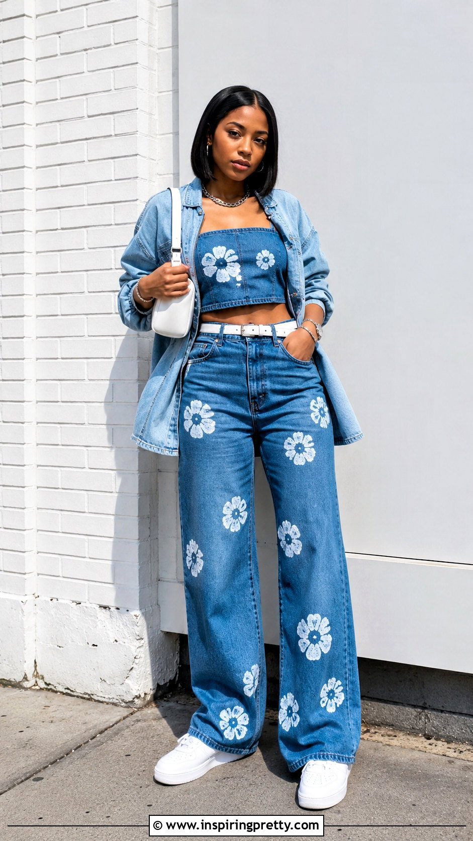 Denim Tears Crop Top With Matching Denim Jeans - 20 denim tears crop tops