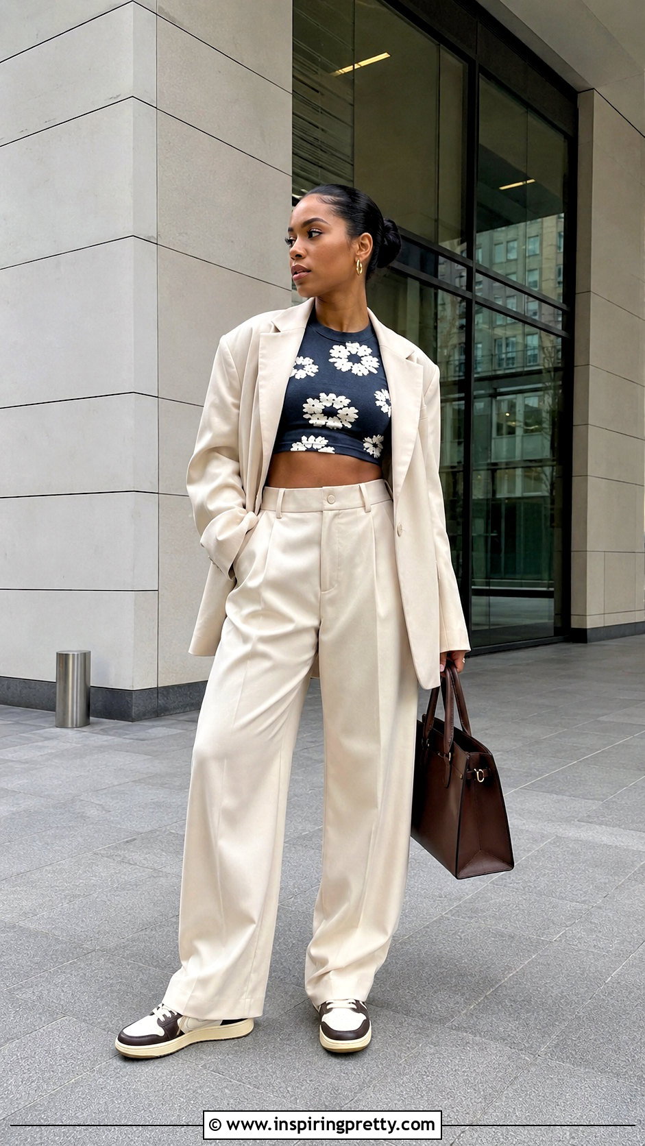 Denim Tears Crop Top With Wide Leg Trousers - 20 denim tears crop tops
