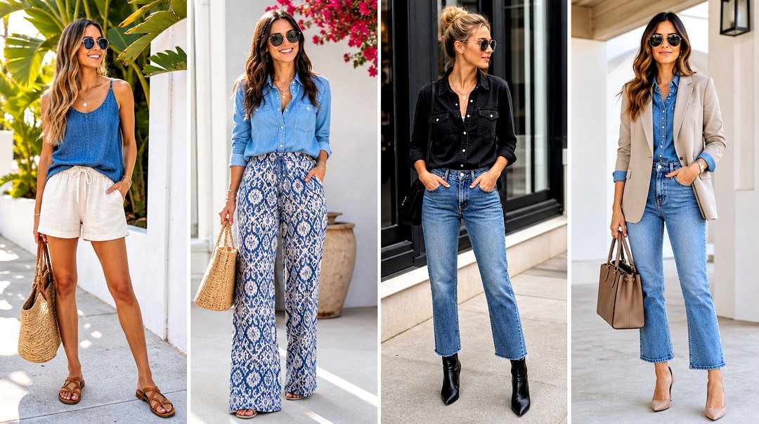 50 Denim Top Styling Ideas for Fresh, Effortless Everyday Looks