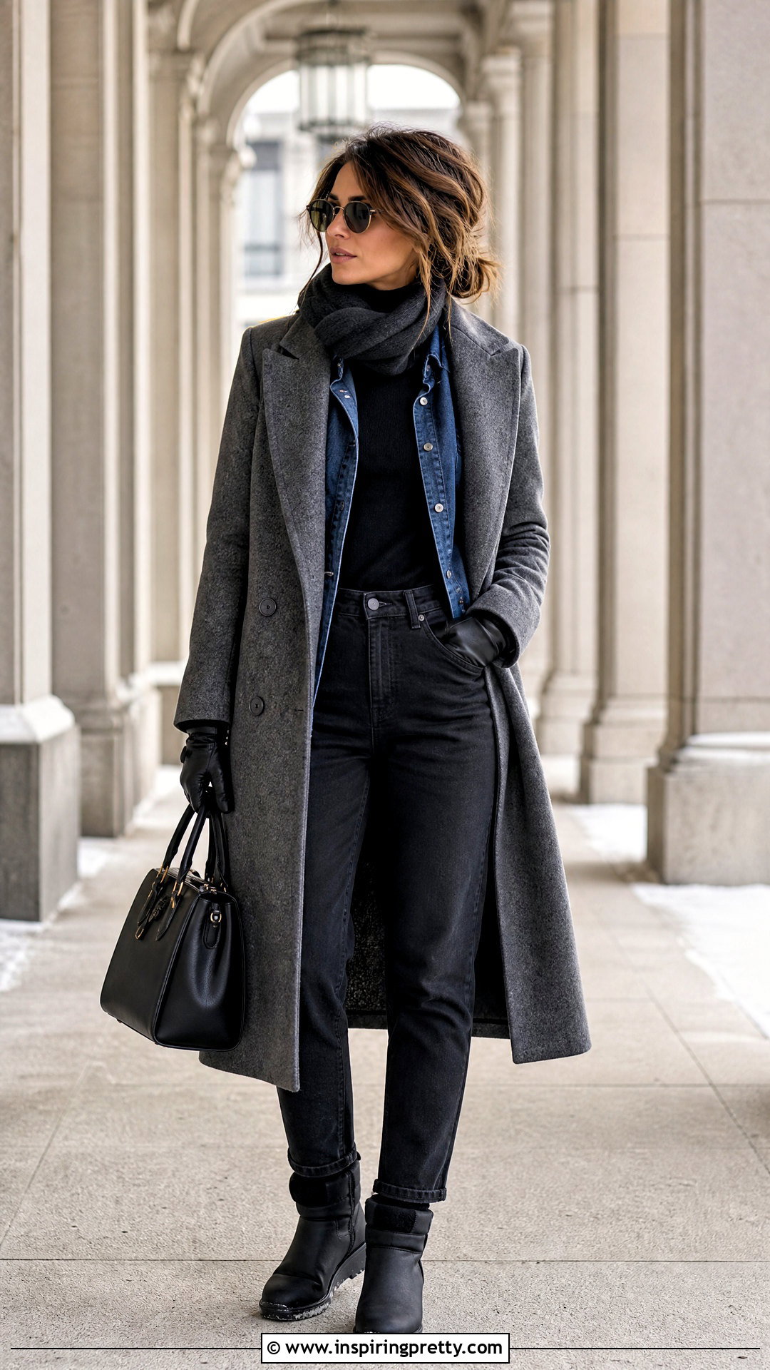 Denim Top Winter Outfit - 50 denim top outfit ideas