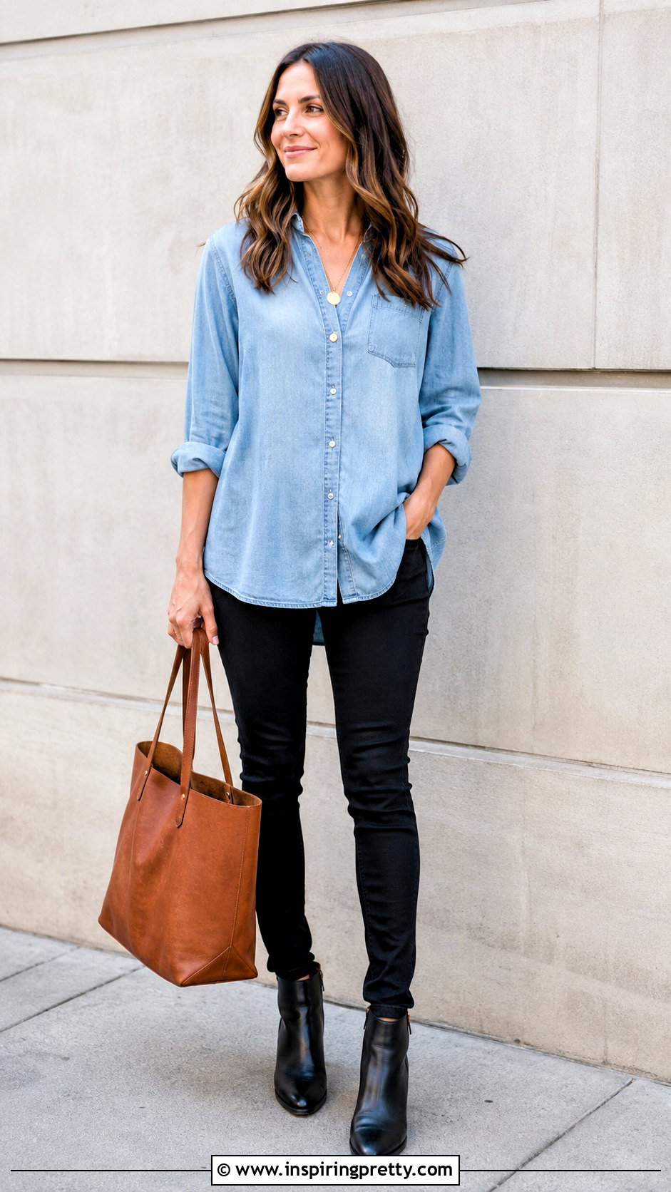 Denim Tunic Top With Black Jeans - 50 tunic tops with jeans