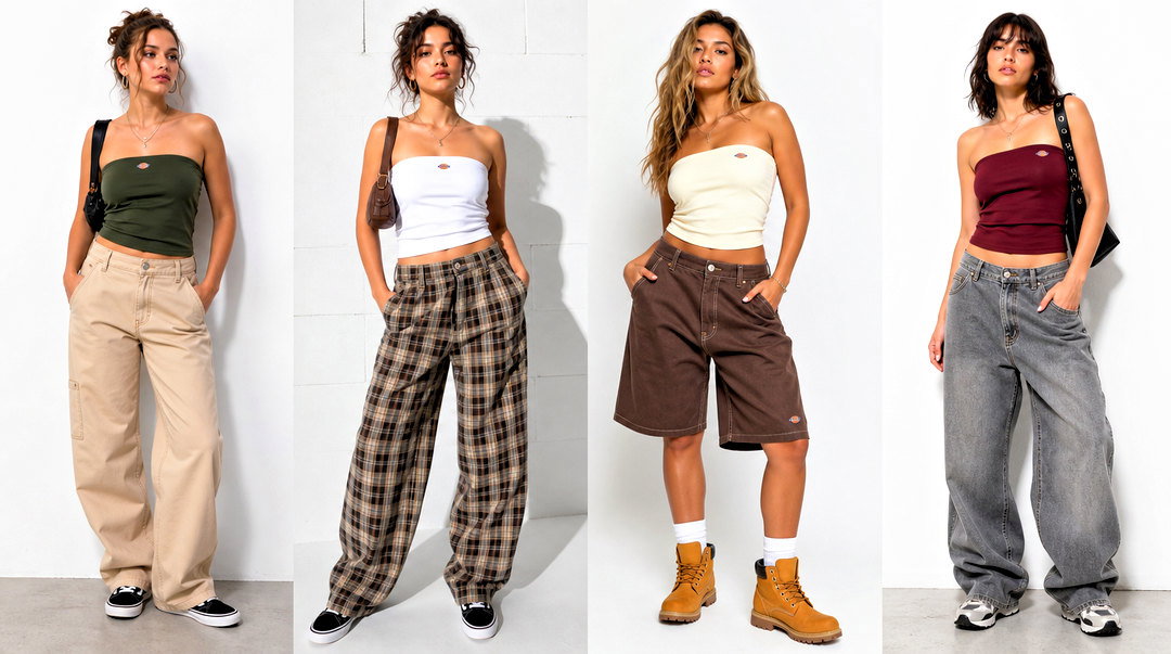 20 Dickies Tube Tops Fresh Streetwear Looks for Summer