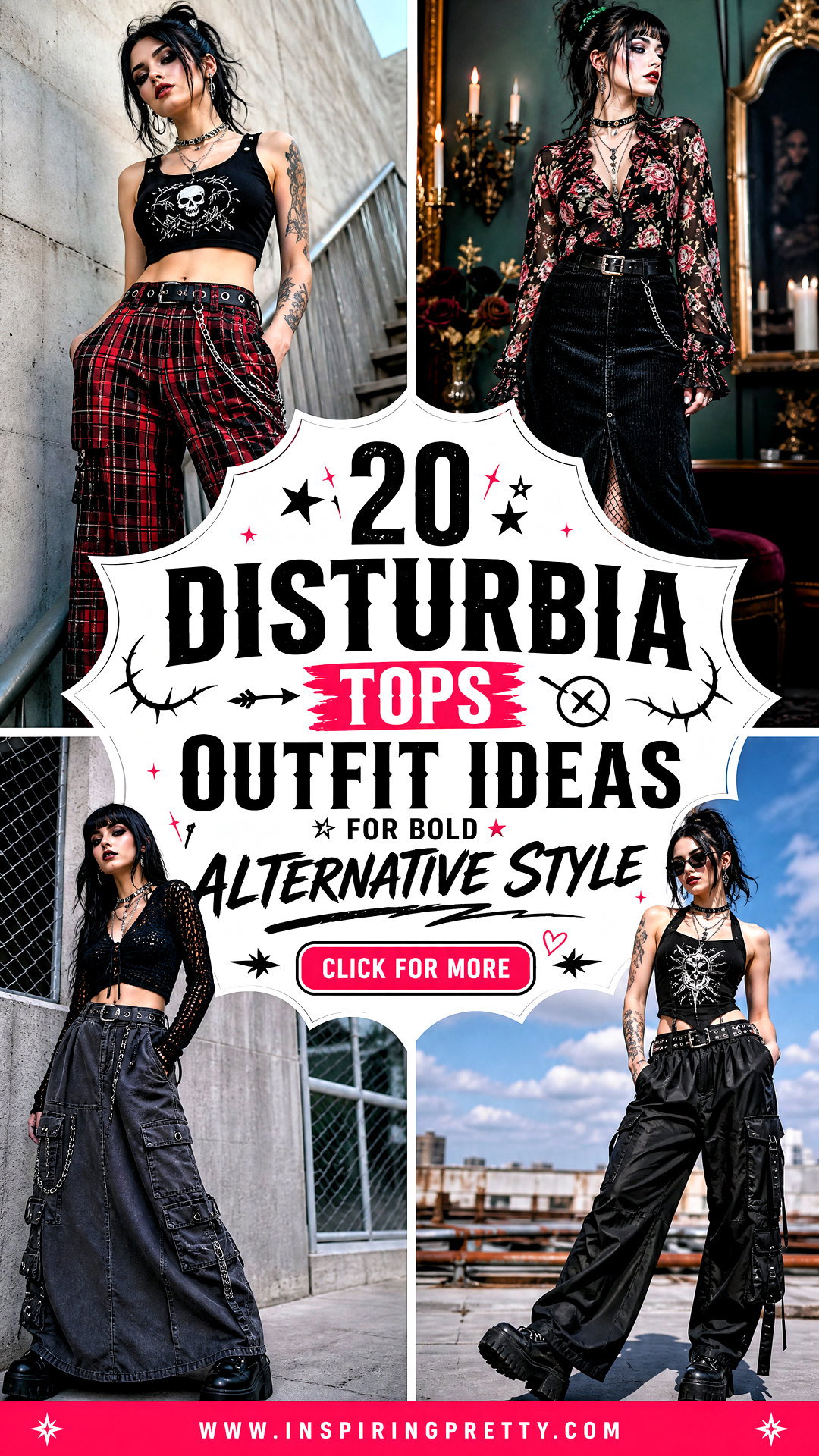 20 Disturbia Tops Outfit Ideas for Bold Alternative Style - 20 Disturbia Tops Outfit Ideas for Bold Alternative Style