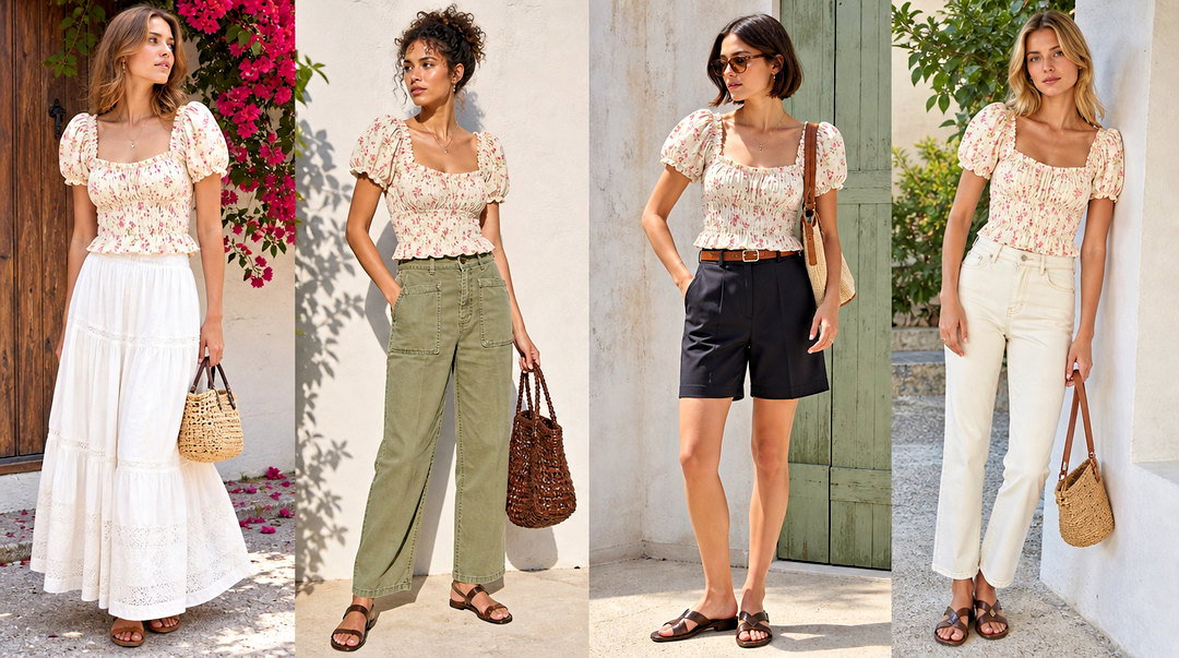 20 Doen Bernadine Top Outfit Ideas for Romantic Summer Style