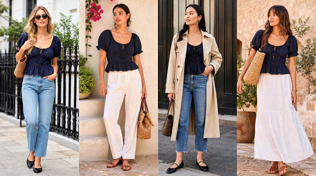 20 Doen Jane Top Outfit Ideas for Easy Romantic Summer Style