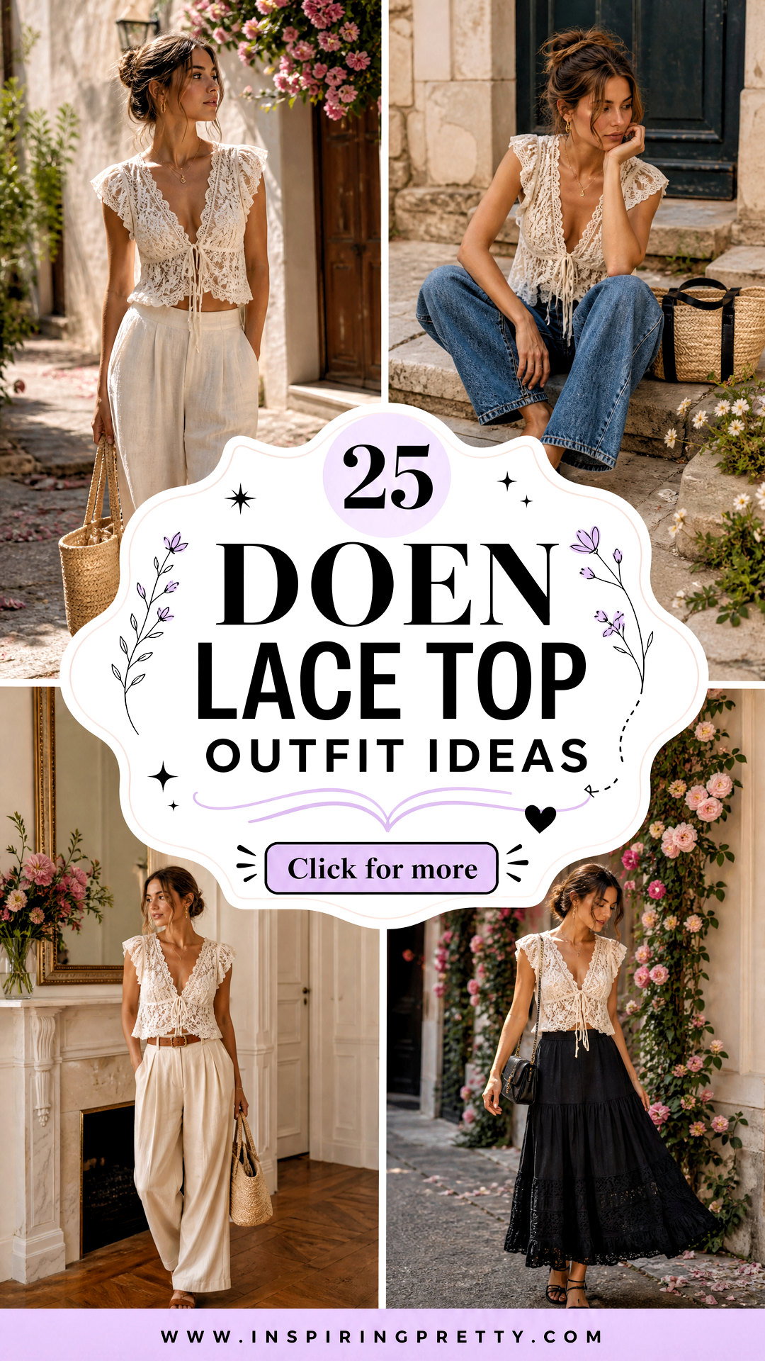25 Doen Lace Top Outfit Ideas for Romantic Everyday Style - 25 Doen Lace Top Outfit Ideas for Romantic Everyday Style