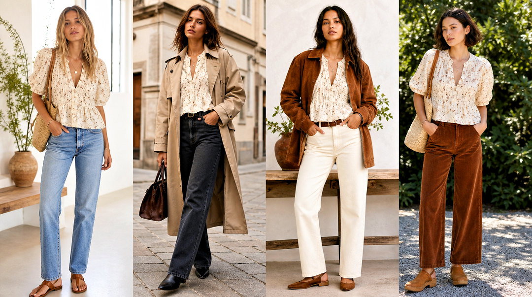 20 Doen Sparrow Top Outfit Ideas for Romantic Summer Style