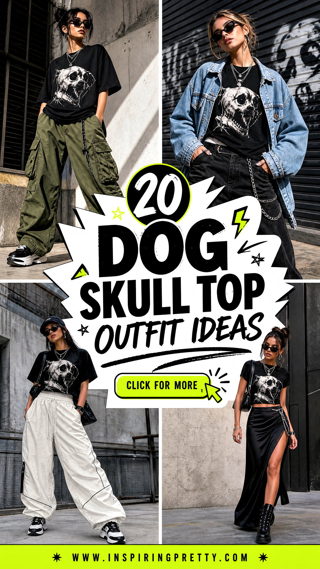 20 Dog Skull Top Outfit Ideas for an Edgy Streetwear Look - 20 Dog Skull Top Outfit Ideas for an Edgy Streetwear Look