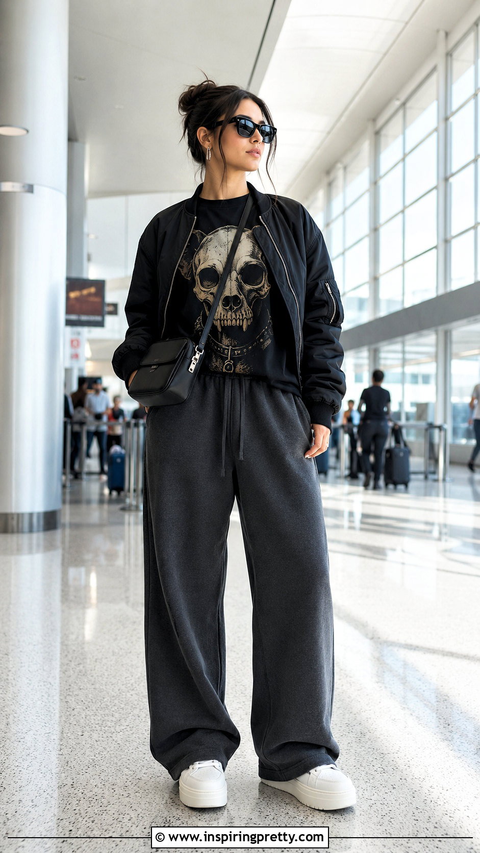 Dog Skull Top With Matching Sweatpants - 20 dog skull top outfit ideas