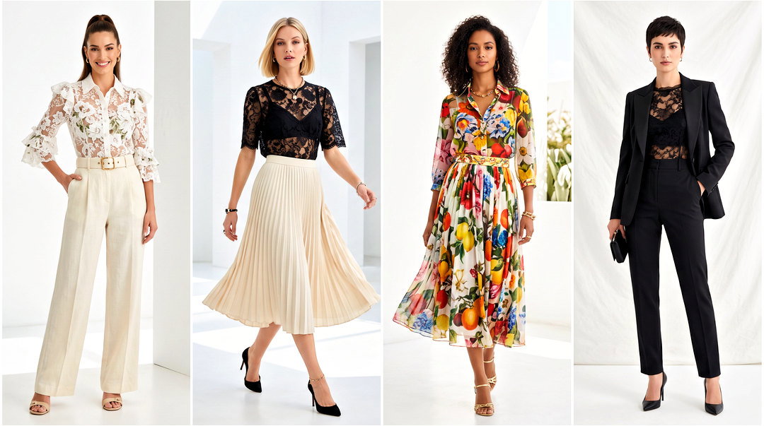 20 Dolce and Gabbana Sheer Top Outfit Ideas for Elegant Nights