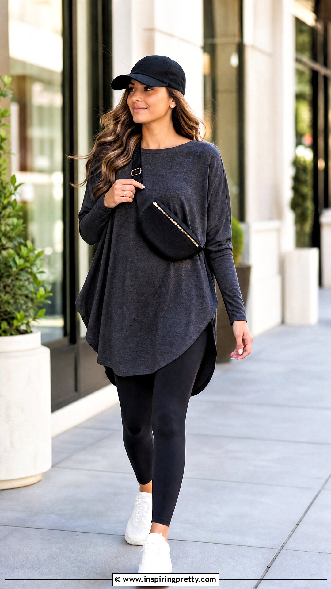 Dolman Top With Black Leggings - how to style dolman tops (20 ways)