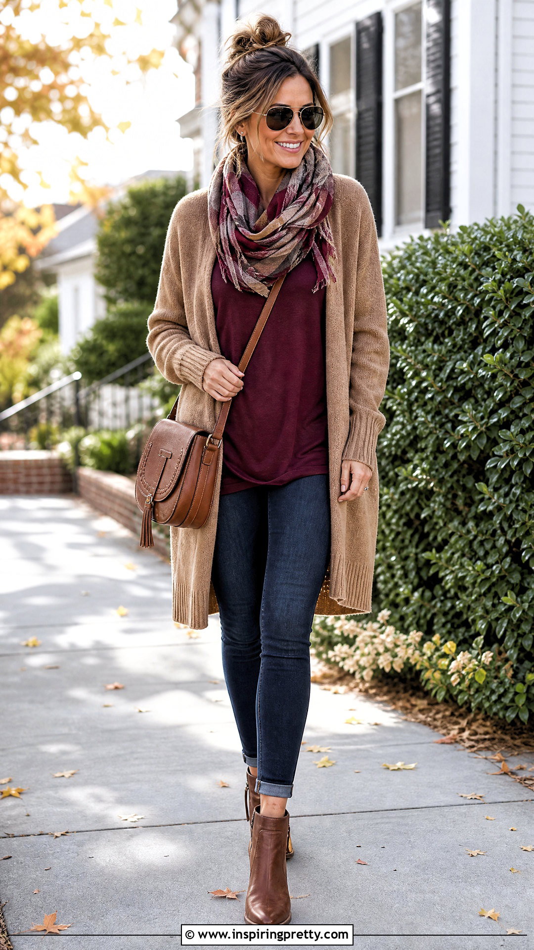 Dolman Top With a Long Cardigan and Jeans - how to style dolman tops (20 ways)
