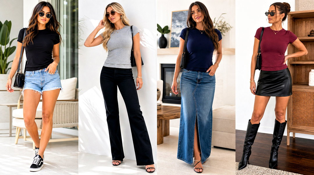 50 Double Lining Top Outfit Ideas for Sleek Everyday Style