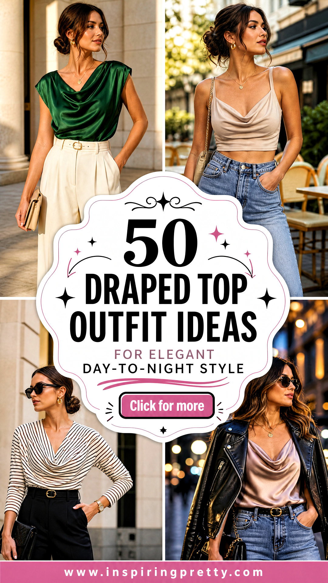 50 Draped Top Outfit Ideas for Elegant Day-to-Night Style - 50 Draped Top Outfit Ideas for Elegant Day-to-Night Style