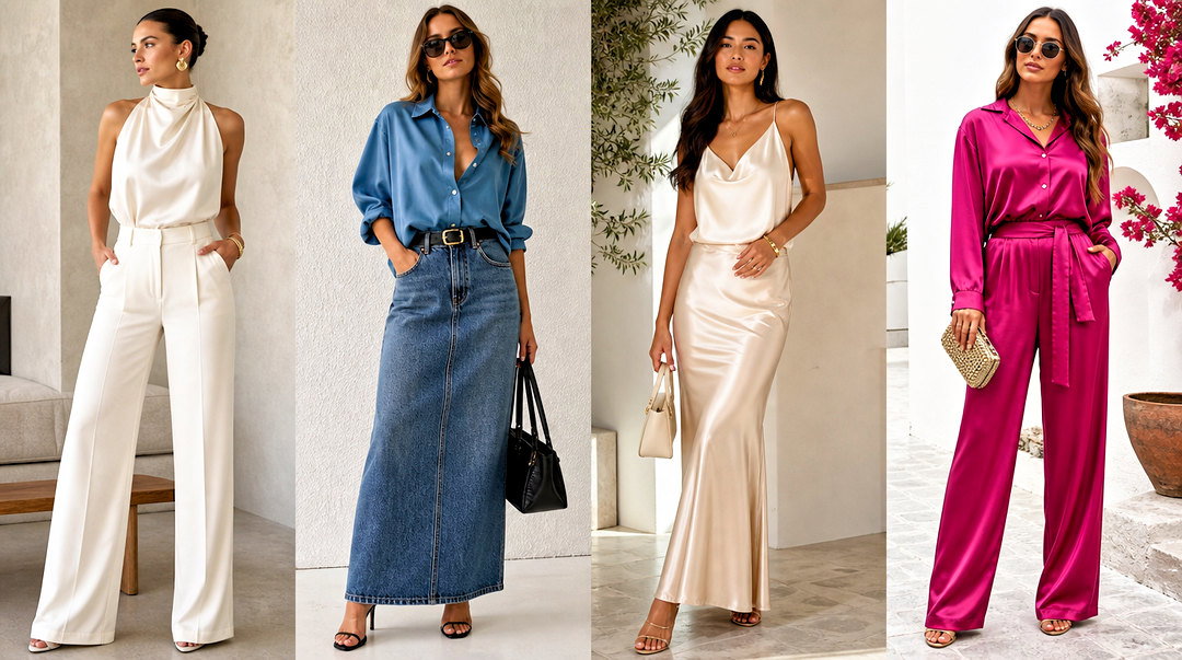 20 Dress Silk Top Outfit Ideas for Modern Elegance
