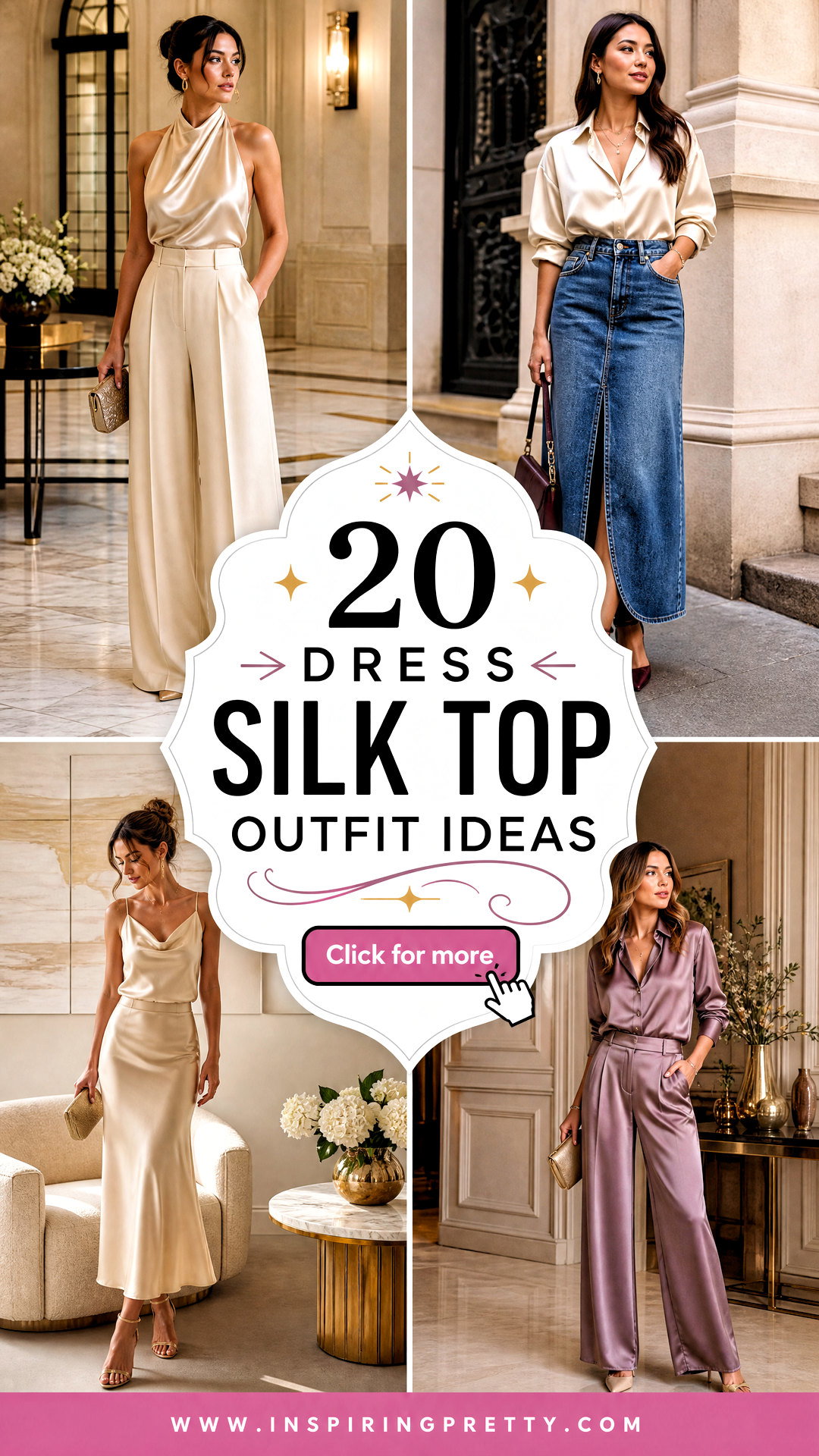 20 Dress Silk Top Outfit Ideas for Modern Elegance - 20 Dress Silk Top Outfit Ideas for Modern Elegance