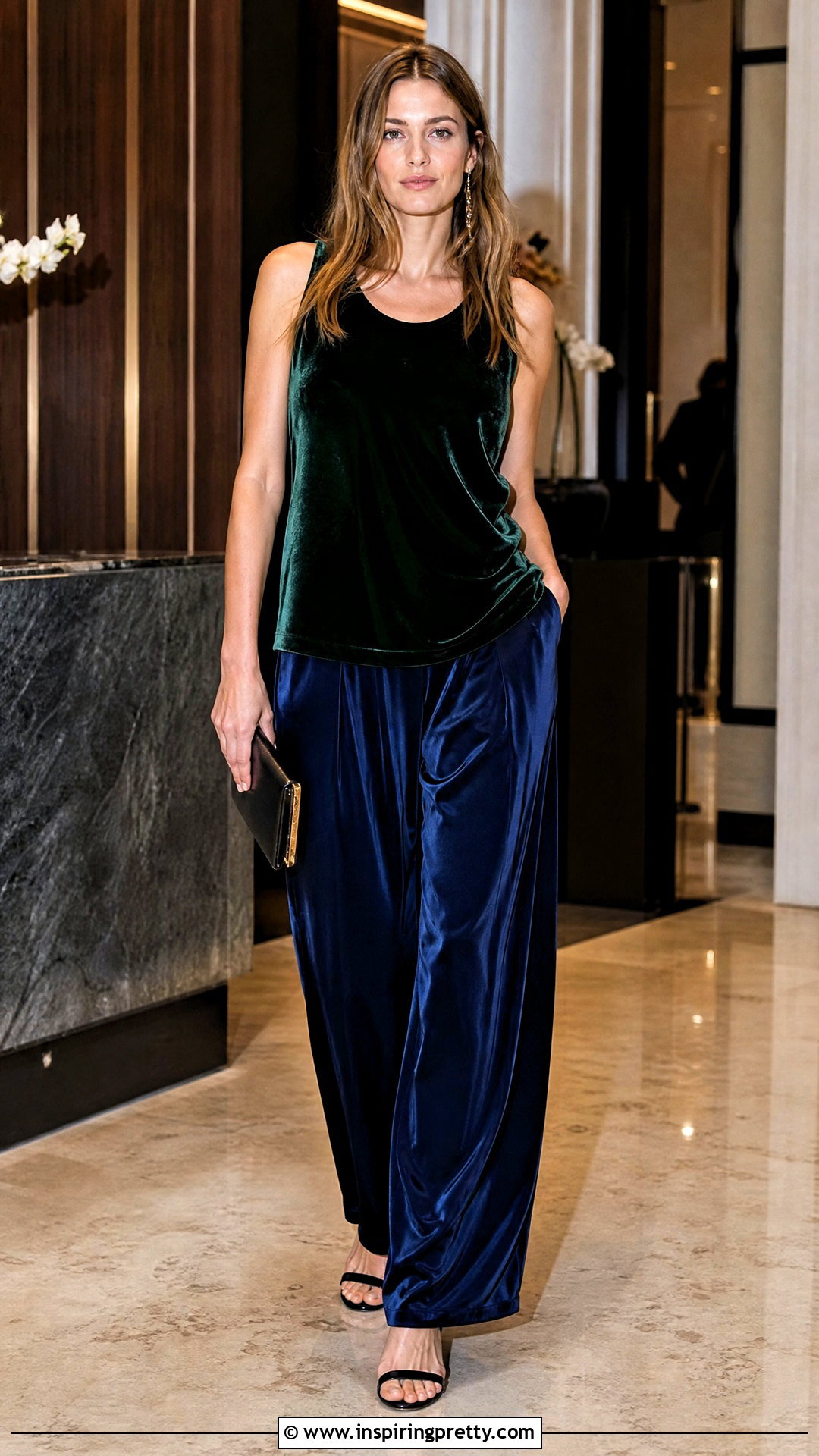 Dries Van Noten Velvet Tank Top With Satin Pants - 20 dries van noten tank tops