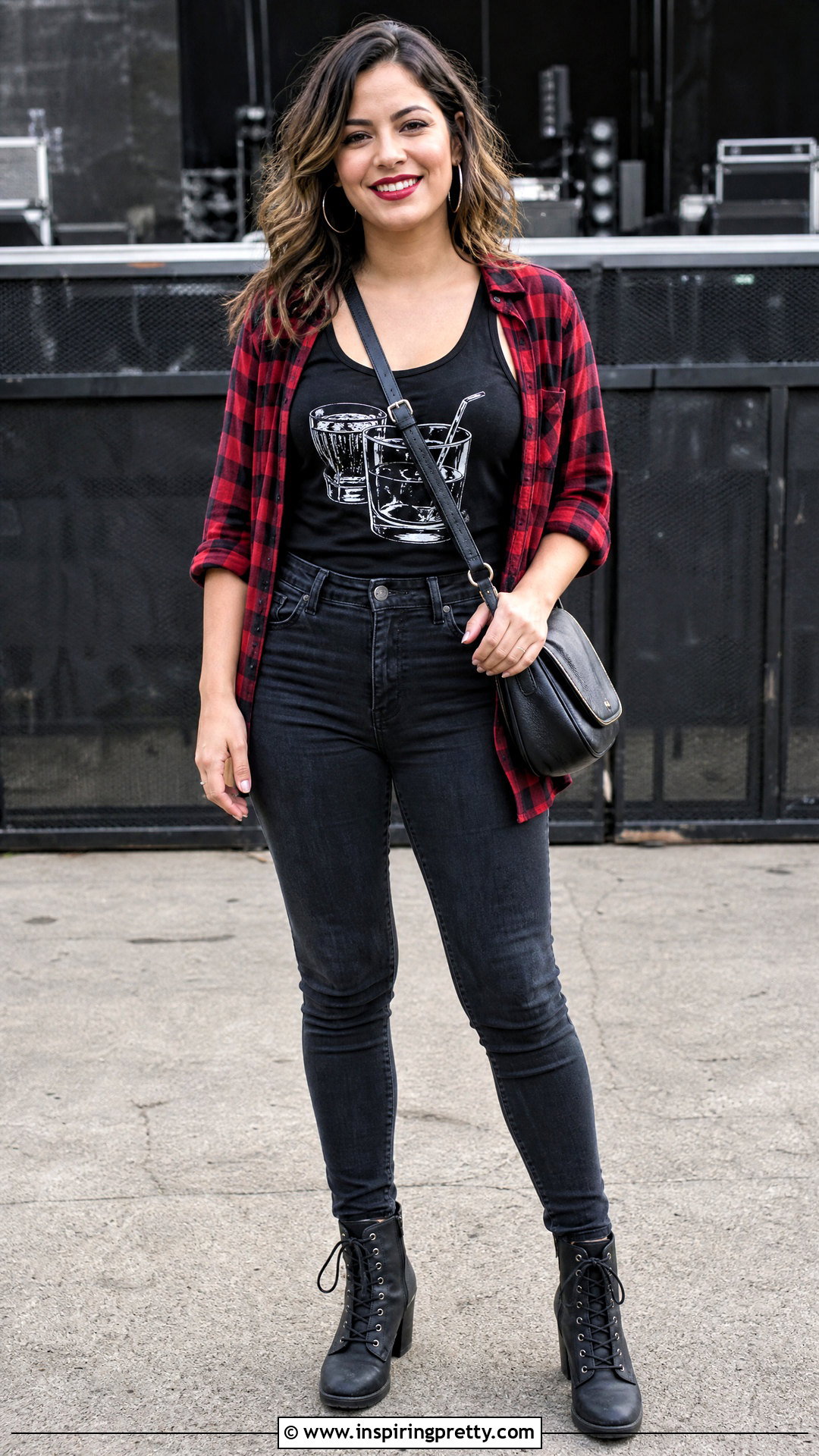 Drinking Tank Top With Flannel Shirt - 20 drinking tank tops outfit ideas