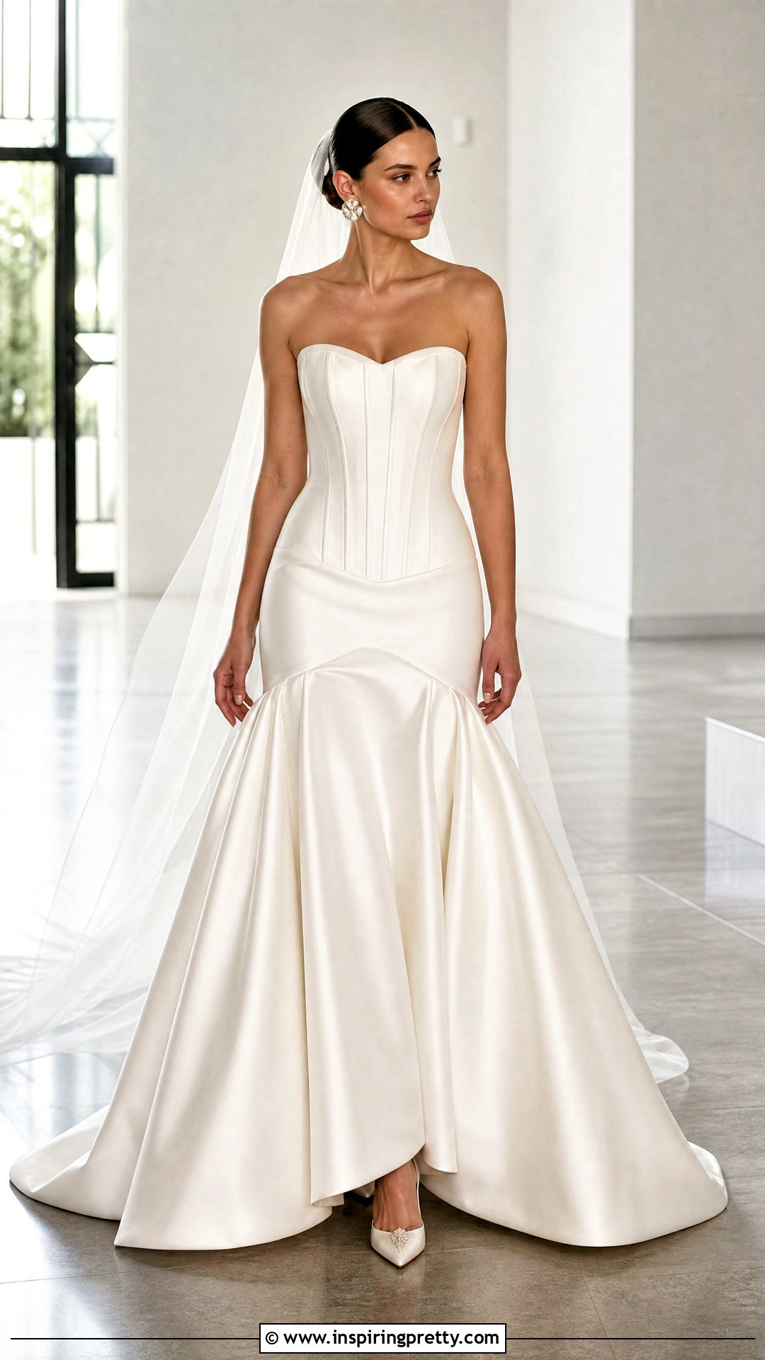 Drop Waist Bustier Wedding Dress - 25 wedding dress with bustier top outfit ideas