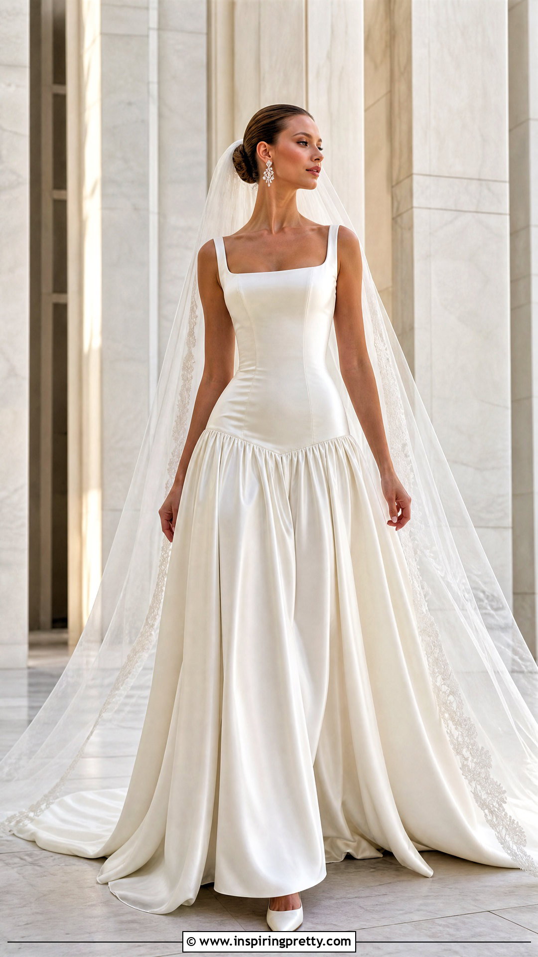 Drop Waist Corset Dress For Tall Brides - 50 corset top wedding dress outfit ideas