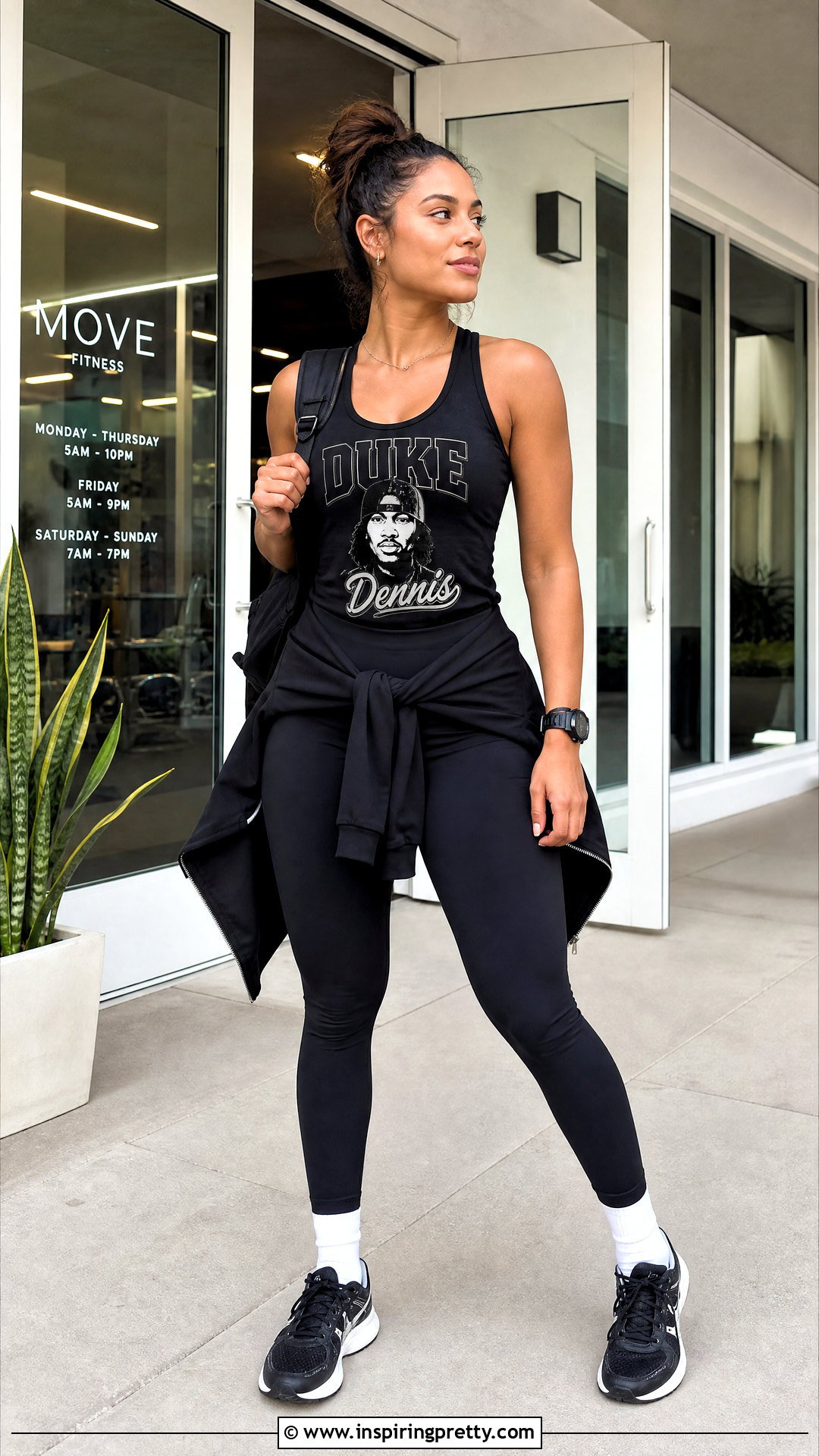 Duke Dennis Racerback Tank Top With Leggings - 25 Duke Dennis Tank Tops